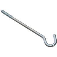  National  Large Screw Hook 3/8x10 Inch  Zinc 1 Each 221002