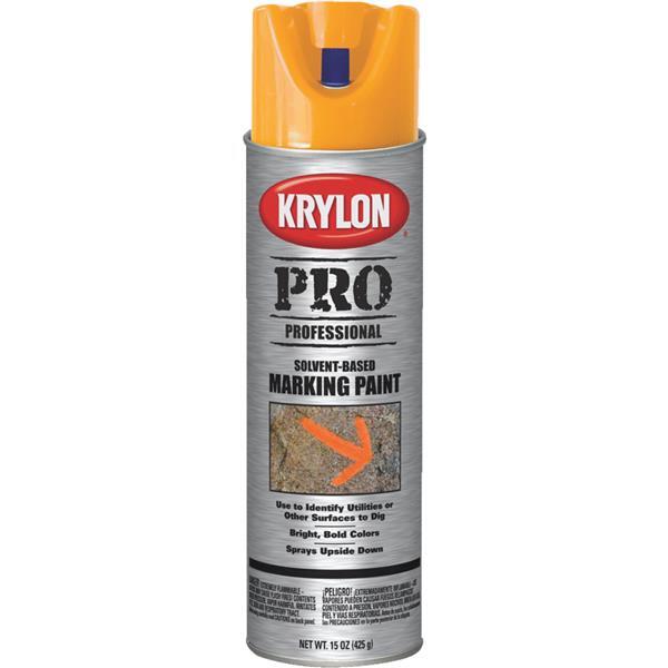Krylon Pro Fluorescent Marking Spray Paint 15oz Orange 1 Each 7307 M