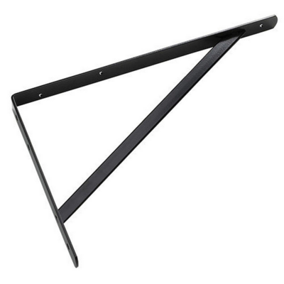 HD SHELF BRACKET BLK 16