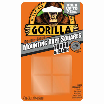  Gorilla Glue Mounting Tape Squares  1 Each 6067202