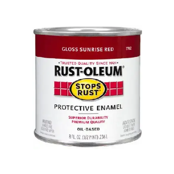 STOPS RUST RED 1/2PT M/D