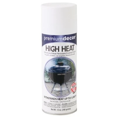 Easy Care Premium Decor High Heat Spray Paint 12oz White 1 Each PD1551-AER