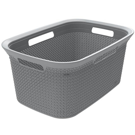 LAUNDRY BASKET 45L GRAY