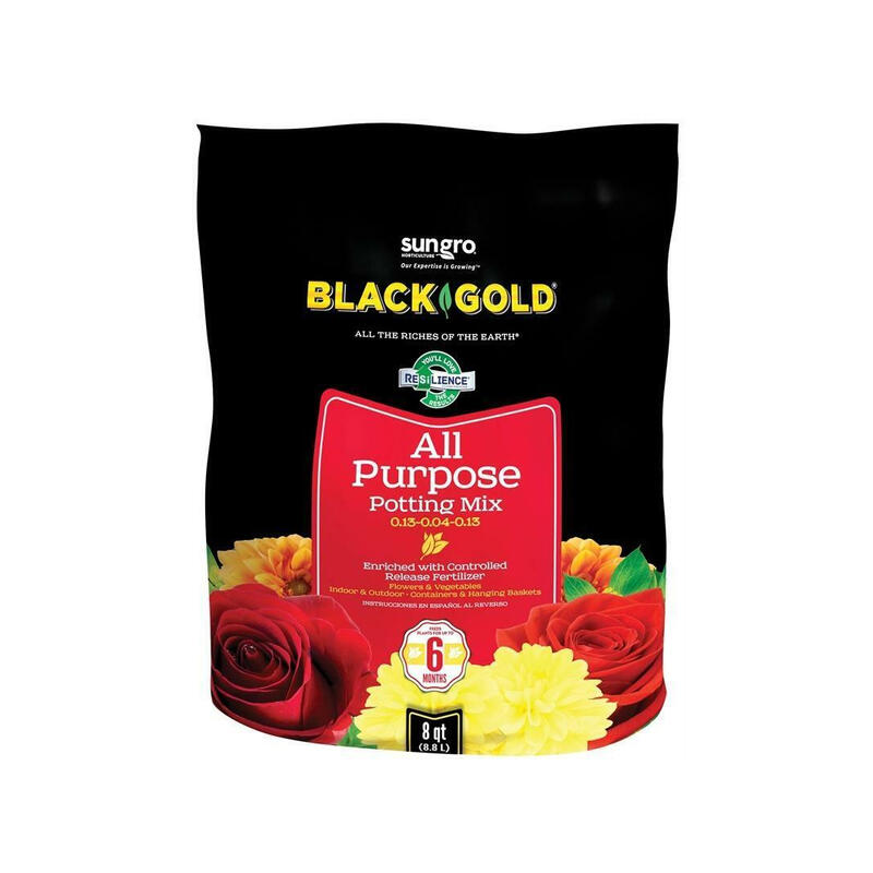 Black Gold All Purpose Potting Soil 8 Qt 1 Each 1410102.Q08P