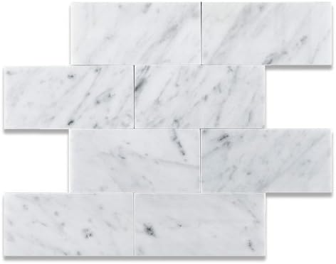  Mosiac Tile  3x6 Inch Marble 1 Each N001