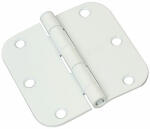  National Door Hinge  3-1/2 Inch  White  3 Pack N830-337