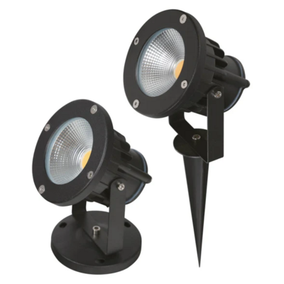 Lumicentro Flood Light LED Outdoor 10W Sand Black 1 Each 46 21516-2