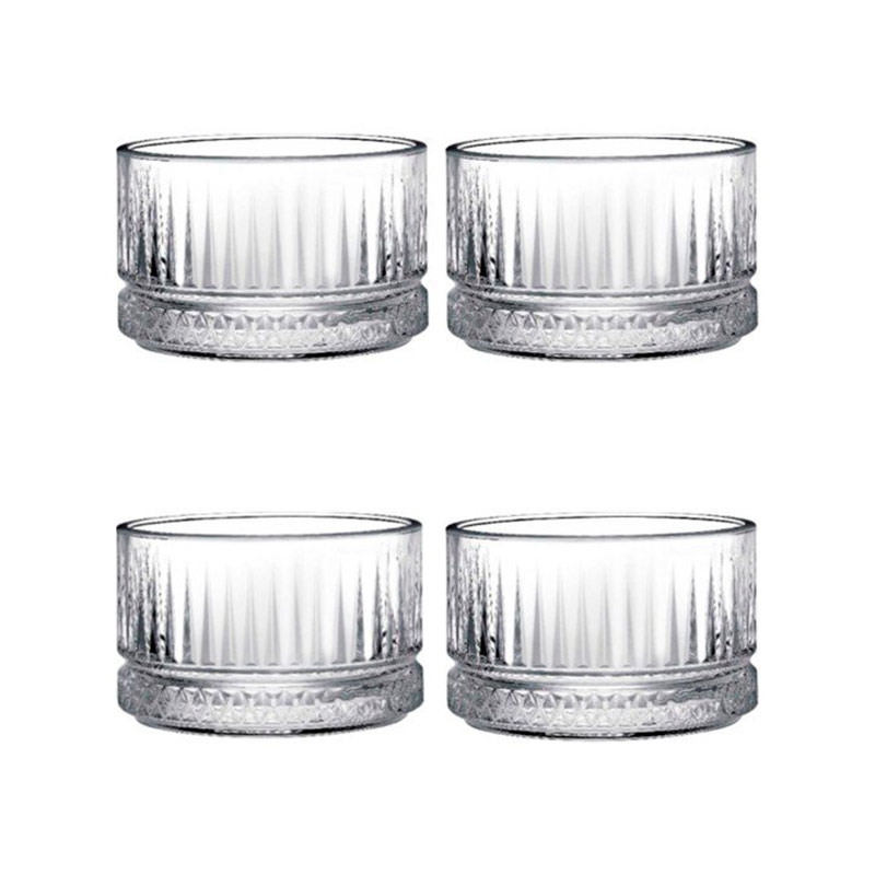 GLASS BOWL SET 4PCS