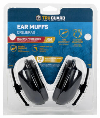  Tru Guard  Industrial Grade Ear Muffs 1 Each TRU00379