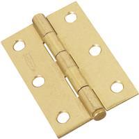  National  Removable Pin Hinge 3 Inch  Brass 1 Each N142-067