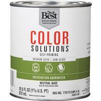 DIB Latex Self Priming Semi Gloss Wall Paint Neutral Base 1 Qt CS48A0705-14