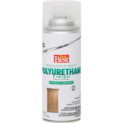 Do It Best Satin Polyurethane Spray Paint 11oz Clear 1 Each 3001