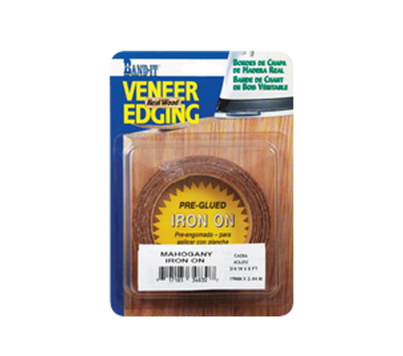 Band-It Veneer Edging 3/4 Inch x 8 Feet Mahogany 1 Each 34830
