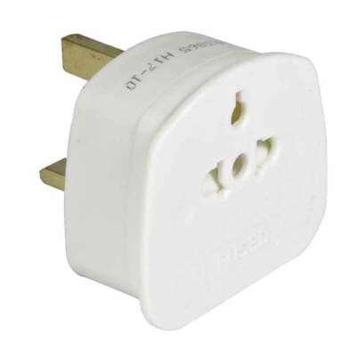 FOREIGN ADAPTER PLUG WHT