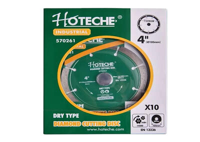 Hoteche Diamond Cutting Disc Dry Type 105x20x8mm 1 Each 570261