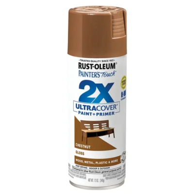 Rust-Oleum Painter's Touch Gloss Spray Paint 12oz Chestnut 1 Each 249847