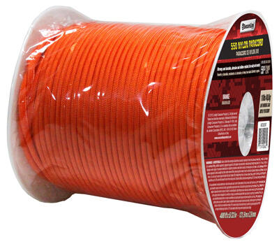  Paracord Rope  5/32 Inch  Orange  1 Each 644621TV