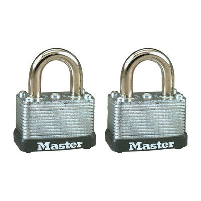  Masterlock  Warded Lock  1-1/2 Inch  2 Pack  22T