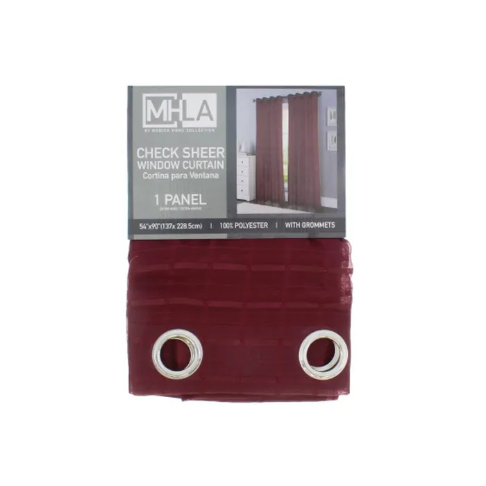 SHEER CHECK PANEL W/6 GROMMETS