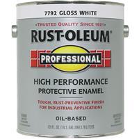 Rust-Oleum Professional Protective Enamel Paint Gloss White 1 Each 242256: $283.84