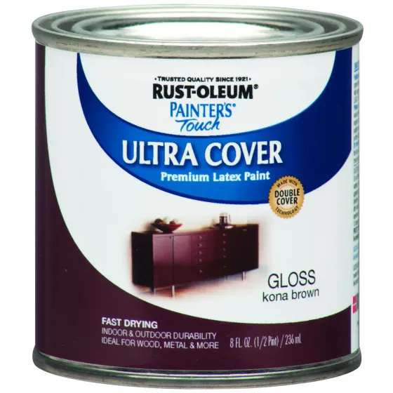 Rust-Oleum Painter's Touch Gloss Paint 8oz Kona Brown 1 Each 1977730