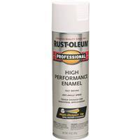 Rust-Oleum Professional Flat Enamel Spray Paint 15oz White 1 Each 7590-838