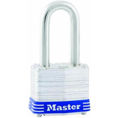 Master Lock Shackle Key Padlock 1-1/2 In Steel 1 Each 3DLF 15303: $49.48
