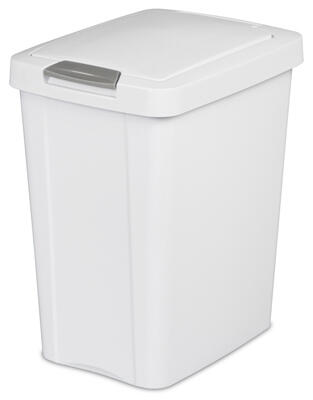 Sterilite Wastebasket Touch Top 7.5 Gallon White 1 Each 10438004: $69.45