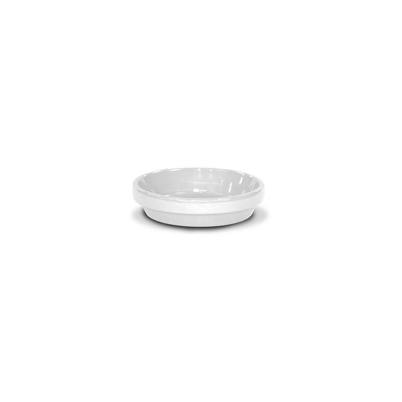 Ceramic Saucer 3.75 Inch White 1 Each PCSABX-4-W