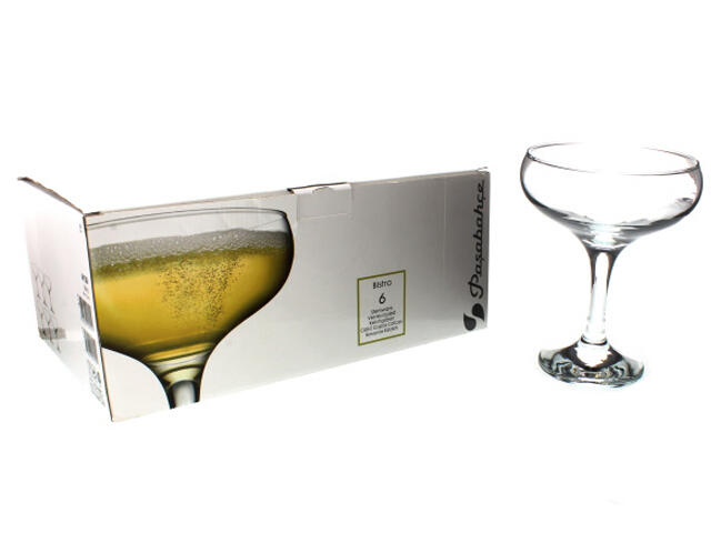  Pasabahce Champagne Glass 6 Piece 9.5oz 1 Set 748-44136D