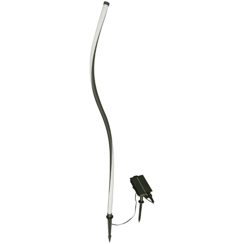 SOLAR SPIKE LIGHT LED S/BLK
