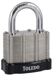 Toledo Keyed Alike Laminated Padlock  50mm 1 Each T-L50KA4