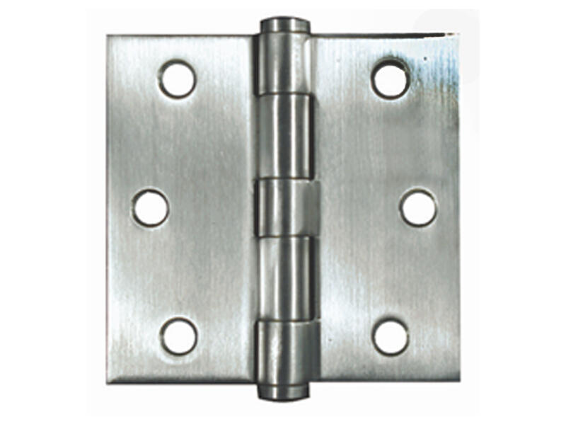  Brown  Square Hinge 3.5x3.5 Inch  Stainless Steel 1 Each 23500