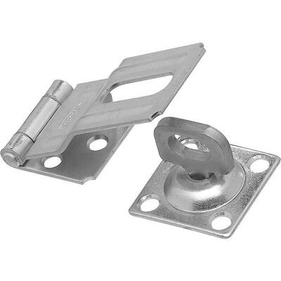  National  Staple Safety Hasp 3-1/4 Inch  Zinc 1 Each N102-855