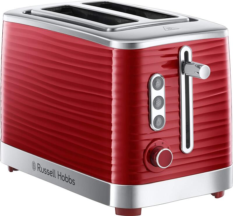  Russell Hobbs Toaster 2Slice Red 1 Each 24372