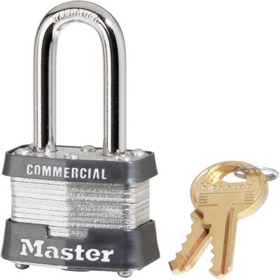  Master Lock  Tumbler Keyed Padlock 1-9/16 Inch  1 Each  3KALF