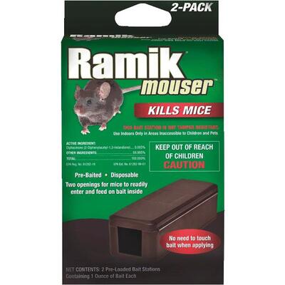 Neogen Ramik Mouser Disposable Mouse Bait Station 2pk 1 Each 000600