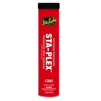 CRC Sta Lube  Sta Plex Premium Grease 14 Ounce  Red 1 Each SL3190