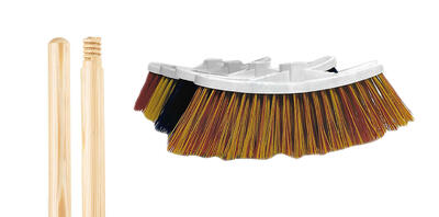 Zulia Broom Hard With Stick 1 Each 20-0322/DUS