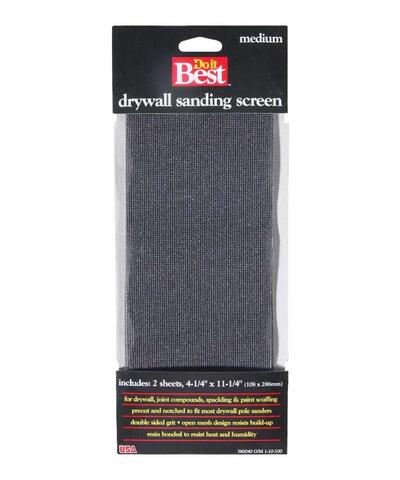  Do It Best  Drywall Sanding Screen 100 Grit  4-1/4x11-1/4 Inch  1 Each 380040