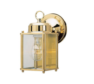 Westinghouse Wall Lantern 1 Light Brass 1 Each 66936