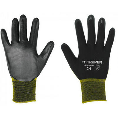  Truper Nylon Coated Nitrile Gloves  Medium  1 Each 13294