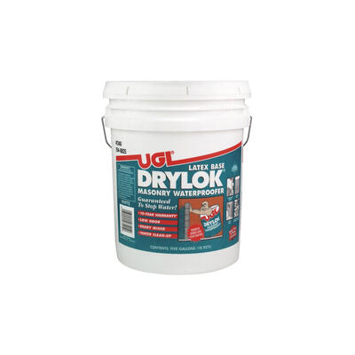 Drylok  Latex Base Masonry Waterproofer 5 Gallon  White  1 Each 27515 1PC/BOX