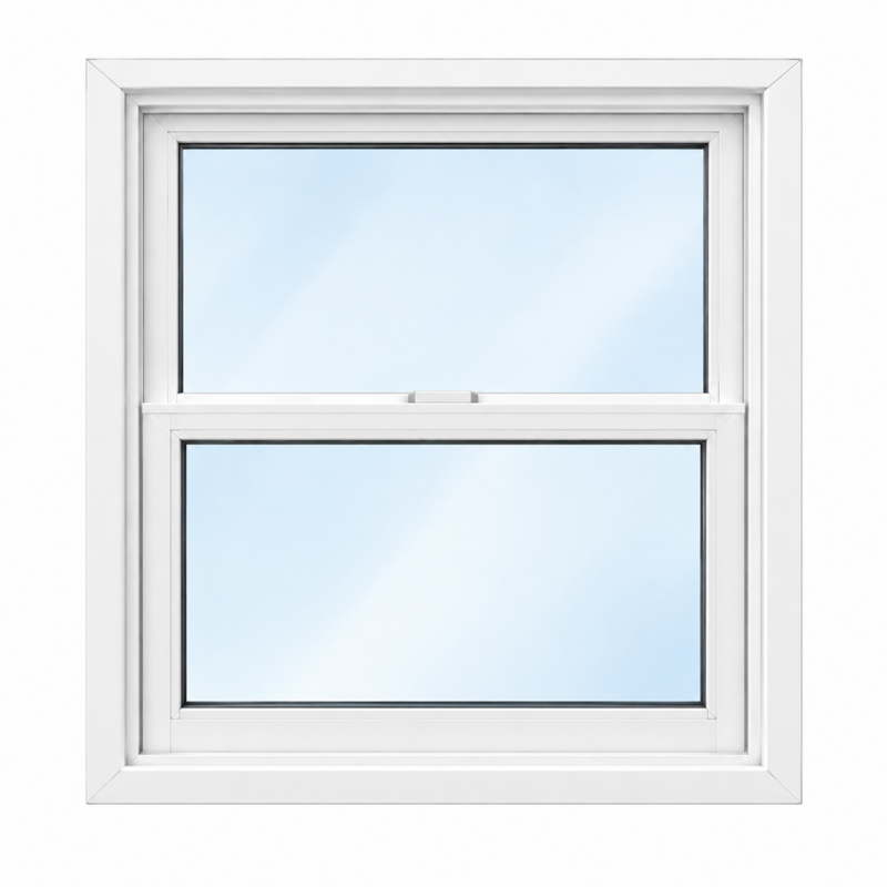 PVC SINGLE HUNG WINDOW 24x24 N