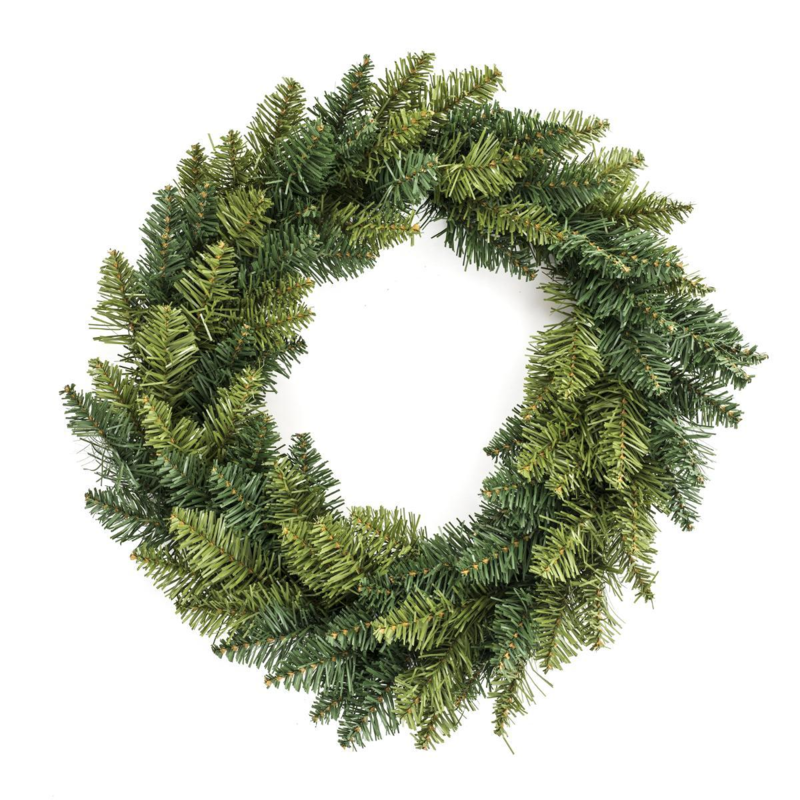 XMAS WREATH 40X5CM GREEN