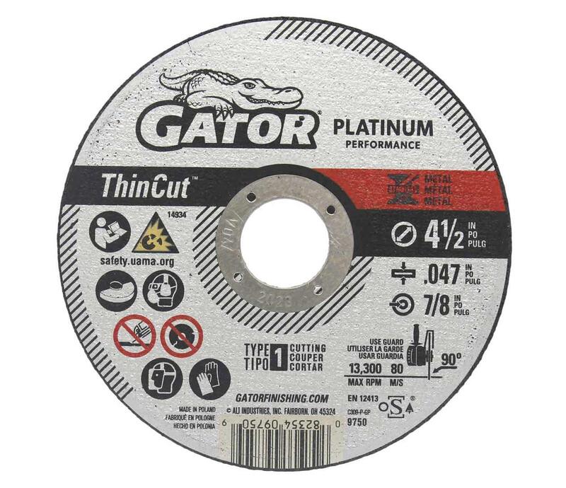  Gator  Metal Cut Off Wheel  4.5x.047x7/8 Inch  1 Each 13820