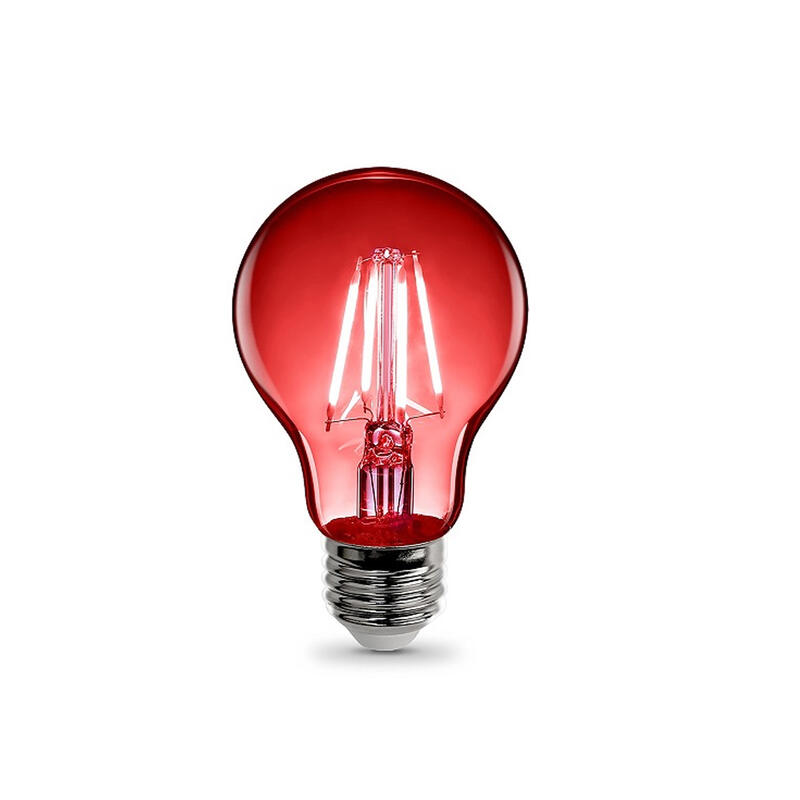 Lamparama Bulb Filament LED E31 4W Red 1 Each GF-FL4WA19E27-RD