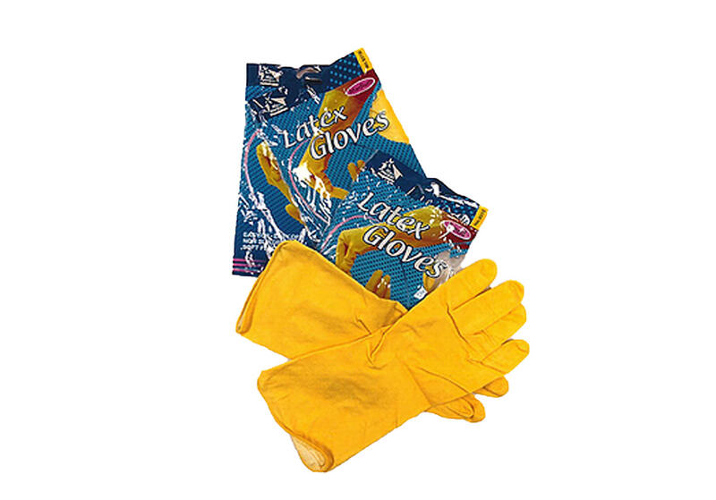 Howard Berger My Helper Latex Cleaning Gloves Medium 1 Pair 22-1202 931M