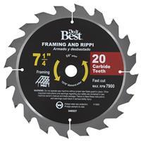  Do It Best Circular Saw Blade 20T 7-1/4 Inch  1 Each 415481DB