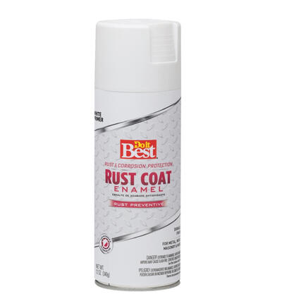 Do It Best  Rust Coat Primer Spray Paint 12oz White 1 Each 203612D
